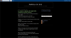 Desktop Screenshot of paroladidio.blogspot.com