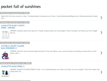 Tablet Screenshot of pocketfullof-sunshines.blogspot.com