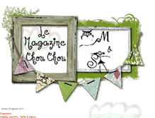 Tablet Screenshot of lemagazinechouchou.blogspot.com
