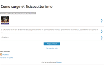 Tablet Screenshot of historia-fisicoculturismo.blogspot.com