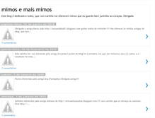 Tablet Screenshot of mimos-e-mais-mimos.blogspot.com