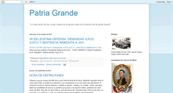 Desktop Screenshot of patriagrande-greenatohp.blogspot.com