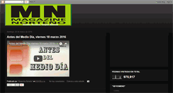 Desktop Screenshot of magazinenorteno.blogspot.com