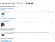 Tablet Screenshot of charitablegivinggifts.blogspot.com