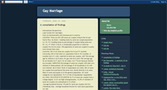 Desktop Screenshot of gaymarriage475.blogspot.com