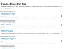Tablet Screenshot of breeding-discus-fish-blog.blogspot.com