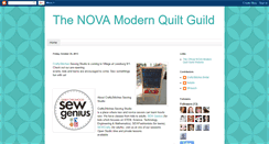 Desktop Screenshot of novamodernquiltguild.blogspot.com