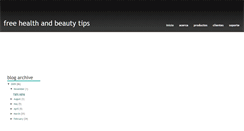 Desktop Screenshot of free-health-and-beauty-tips.blogspot.com