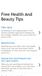 Mobile Screenshot of free-health-and-beauty-tips.blogspot.com