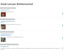 Tablet Screenshot of 6lj-bollekensschool.blogspot.com