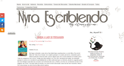 Desktop Screenshot of nyraescribiendo.blogspot.com