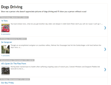 Tablet Screenshot of dogsdriving.blogspot.com