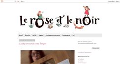 Desktop Screenshot of leroseetlenoir.blogspot.com