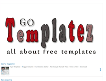 Tablet Screenshot of gotemplatez.blogspot.com