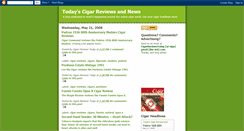 Desktop Screenshot of cigarreviewstoday.blogspot.com