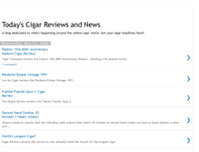 Tablet Screenshot of cigarreviewstoday.blogspot.com