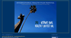 Desktop Screenshot of healthfilmfestival.blogspot.com