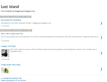 Tablet Screenshot of lostisland-teamplate.blogspot.com