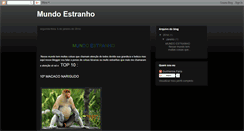 Desktop Screenshot of mundoestranho1.blogspot.com