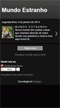 Mobile Screenshot of mundoestranho1.blogspot.com
