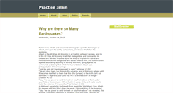 Desktop Screenshot of practiceislam.blogspot.com