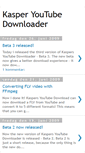 Mobile Screenshot of kasperyoutubedownloader.blogspot.com