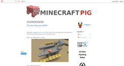 Desktop Screenshot of pigofminecraft.blogspot.com