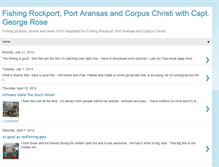 Tablet Screenshot of georgerosefishing.blogspot.com