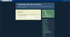 Desktop Screenshot of fictiondaze.blogspot.com