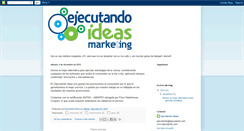 Desktop Screenshot of ejecutandoideas.blogspot.com