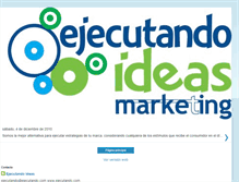 Tablet Screenshot of ejecutandoideas.blogspot.com