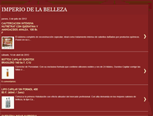 Tablet Screenshot of imperiodelabelleza.blogspot.com