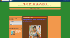 Desktop Screenshot of prettybollywood.blogspot.com