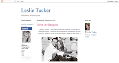 Desktop Screenshot of lesliectucker.blogspot.com