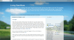 Desktop Screenshot of livingsacrifices.blogspot.com
