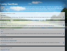 Tablet Screenshot of livingsacrifices.blogspot.com