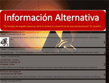 Tablet Screenshot of informacionalternativaparaelmundo.blogspot.com
