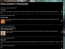 Tablet Screenshot of divulgandoedivagando.blogspot.com