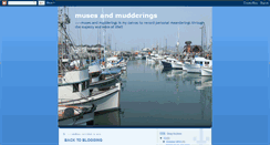 Desktop Screenshot of musesandmudderings.blogspot.com