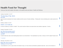 Tablet Screenshot of healthfood4thot.blogspot.com