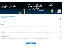 Tablet Screenshot of lesenfantsdelalune.blogspot.com