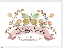 Tablet Screenshot of colorflystudio.blogspot.com