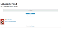 Tablet Screenshot of ladycrackerland.blogspot.com