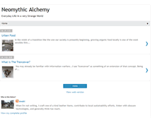 Tablet Screenshot of neomythicalchemy.blogspot.com