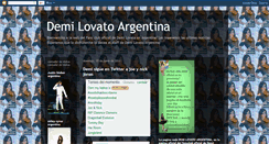 Desktop Screenshot of demilovato-argentinaoficial.blogspot.com