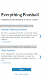 Mobile Screenshot of everything-foosball.blogspot.com