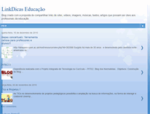Tablet Screenshot of linkdicaseducacao.blogspot.com