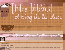 Tablet Screenshot of dulceinfantil.blogspot.com