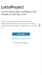 Mobile Screenshot of lottoproject.blogspot.com