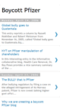 Mobile Screenshot of boycottpfizer.blogspot.com
